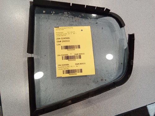 Driver left quarter glass - left,